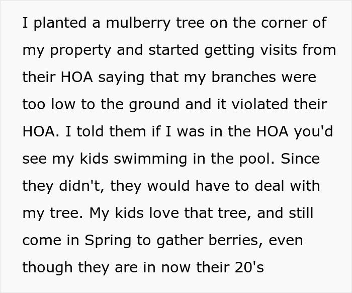 HOA Tries To Boss Around Man Who Doesn’t Belong To It, Regrets It When He Ruins Their View