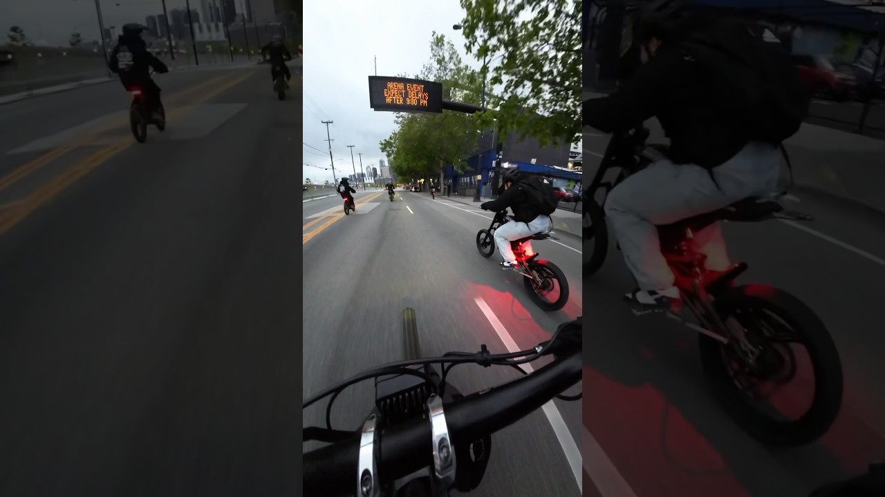 Which e-bike rules? Surron vs. stock e-ride