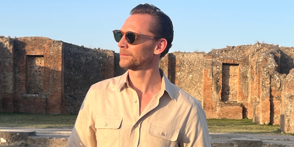 Tom Hiddleston is time-traveling for real now