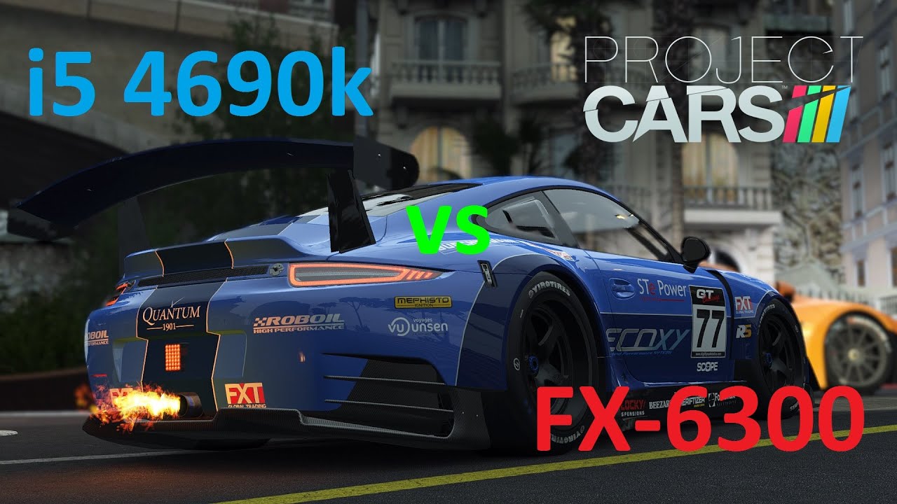 AMD FX-6300 vs Intel i5 4690k in Project CARS (GTX 960)