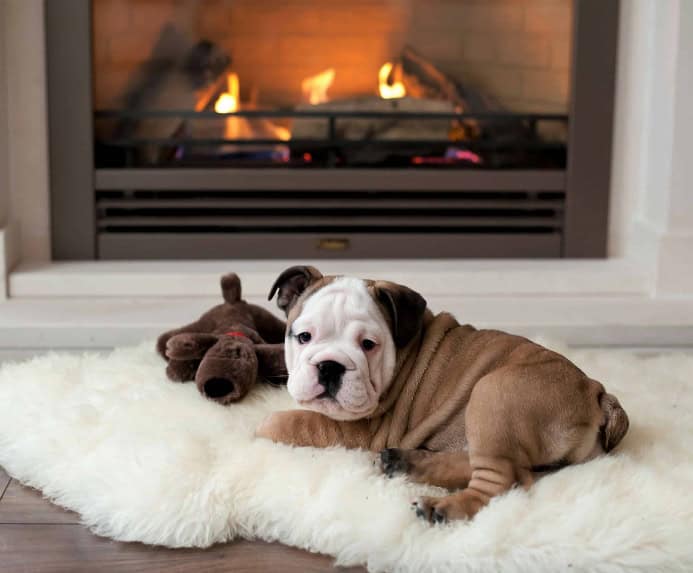 Create a cozy spot for your dog to keep yours.