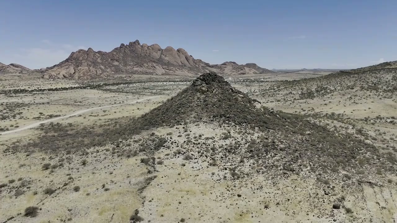 Spitzkoppe, Namibia: Drone Glides Over Granite Monolithsv