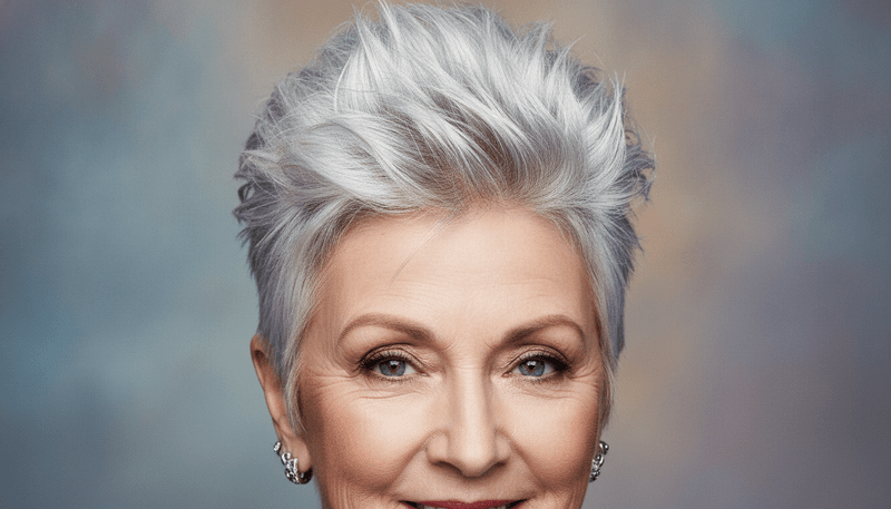 2. The Ultra-Short Spiky Pixie