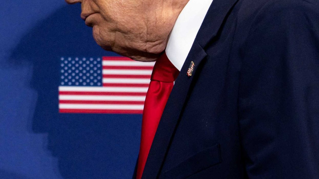 U.S. President Donald Trump walks off stage after speaking during the Pennsylvania Defense and Innovation Summit at the United States Army War College in Carlisle, Pennsylvania, U.S., July 15, 2026. REUTERS/Kylie Cooper