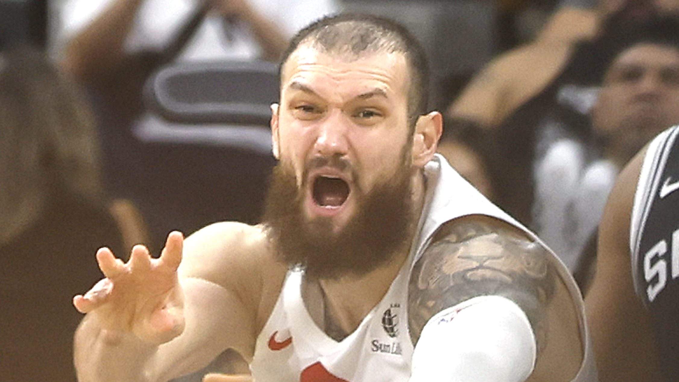 Sandro Mamukelashvili was a Lakers signing this summer.
