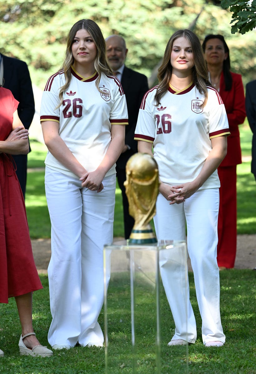 See the Spanish Royal Family Welcome Their World Cup Winning Team to Zarzuela Palace