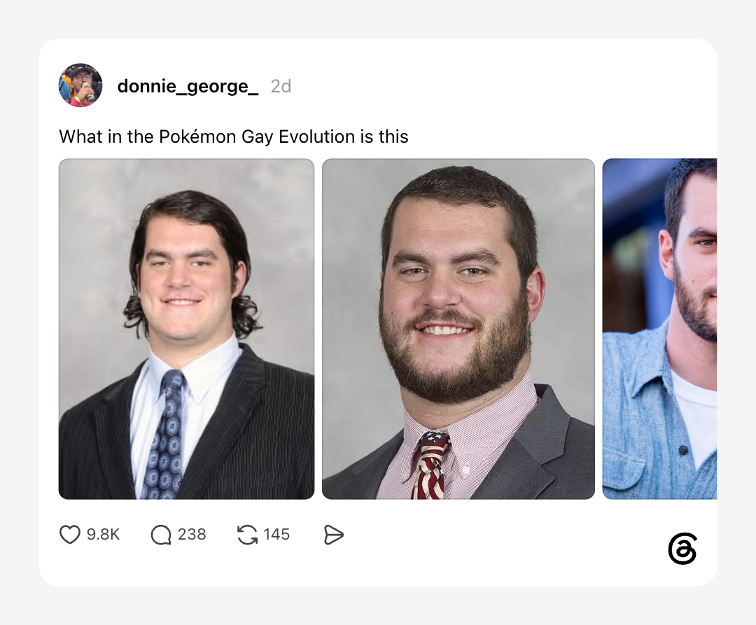 People can’t get over Evan Mulrooney’s gold speedo glow up after old college photos resurface