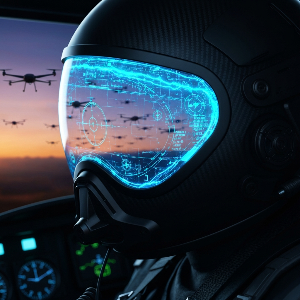 Next-gen helmets: How pilots will command AI drone wingmen