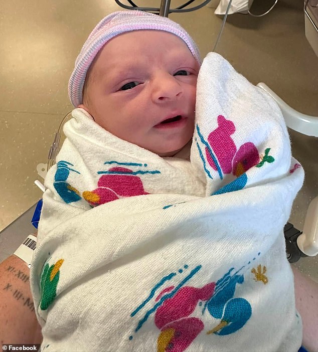 The baby boy, called Sebastian, was jokingly nicknamed 'Cruise' by family members