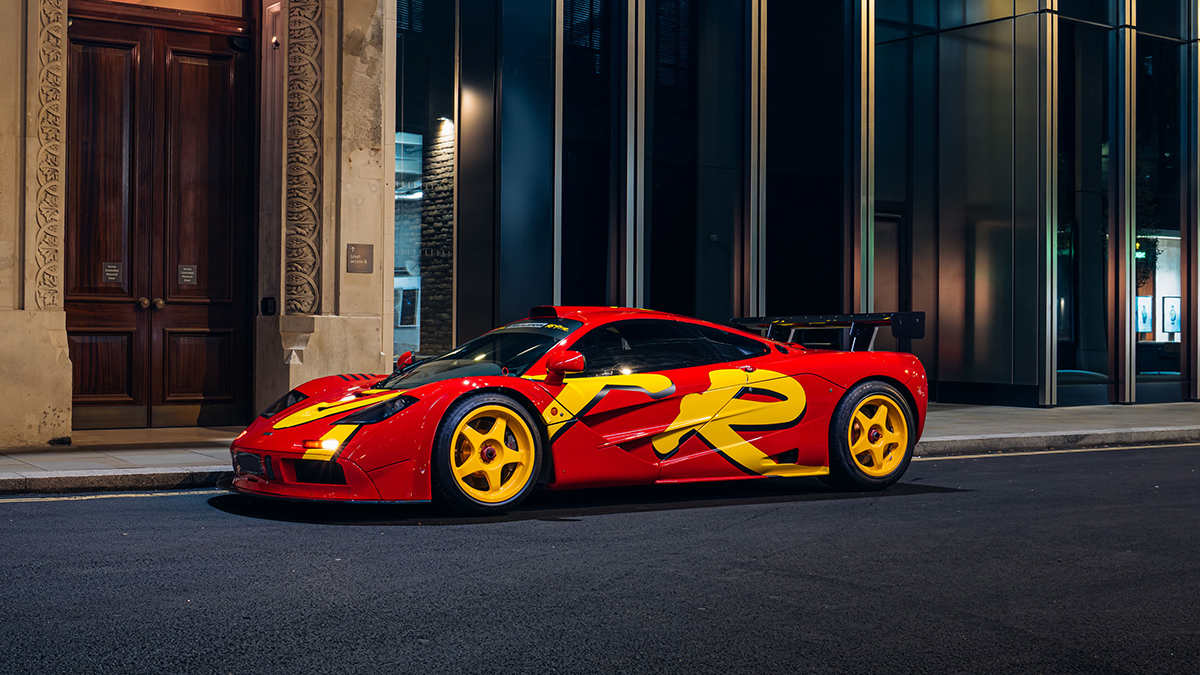 Nick Mason's 1996 McLaren F1 GTR in photos
