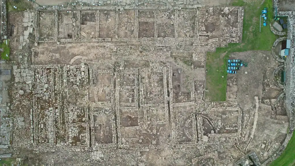 Vindolanda was a 4th Century Roman fortress in Northumberland. Credit: Vindolanda Charitable Trust.
