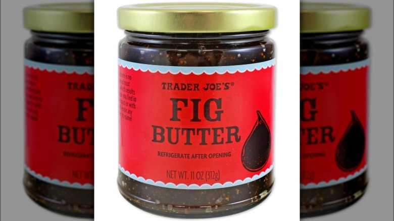 Fig Butter on a white background