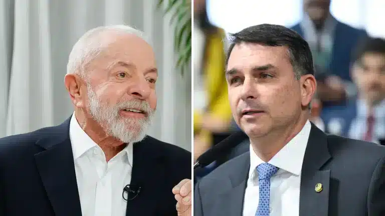 Pesquisa Quaest mostra resultados de Lula e Flávio Bolsonaro no Jornal Nacional