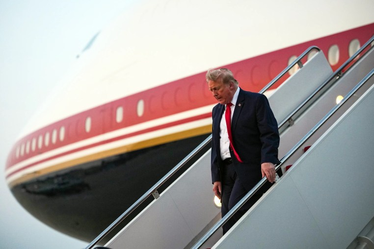Trump takes his new Air Force One out of service, giving away the game