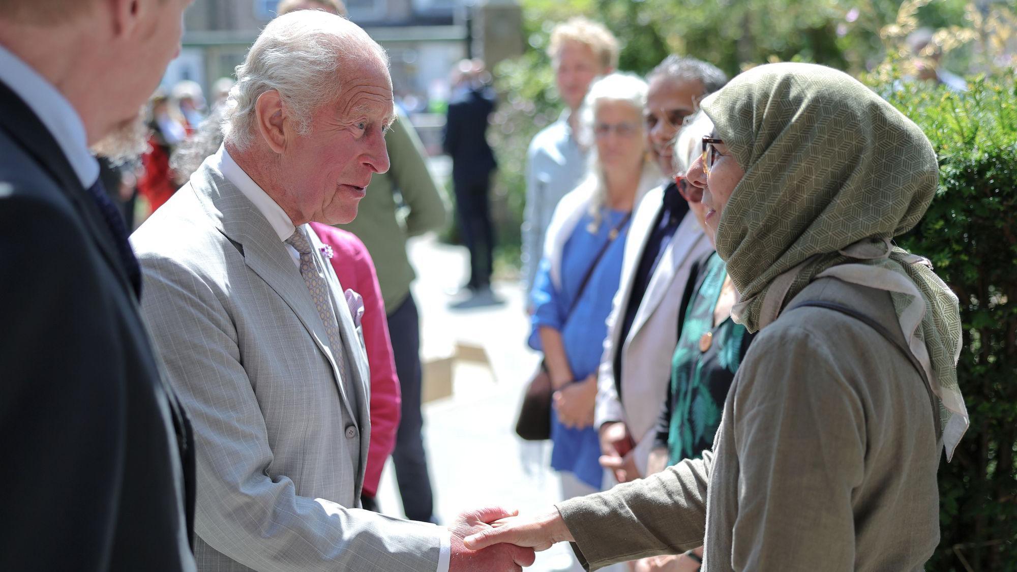 King Charles III said the mosque made a 