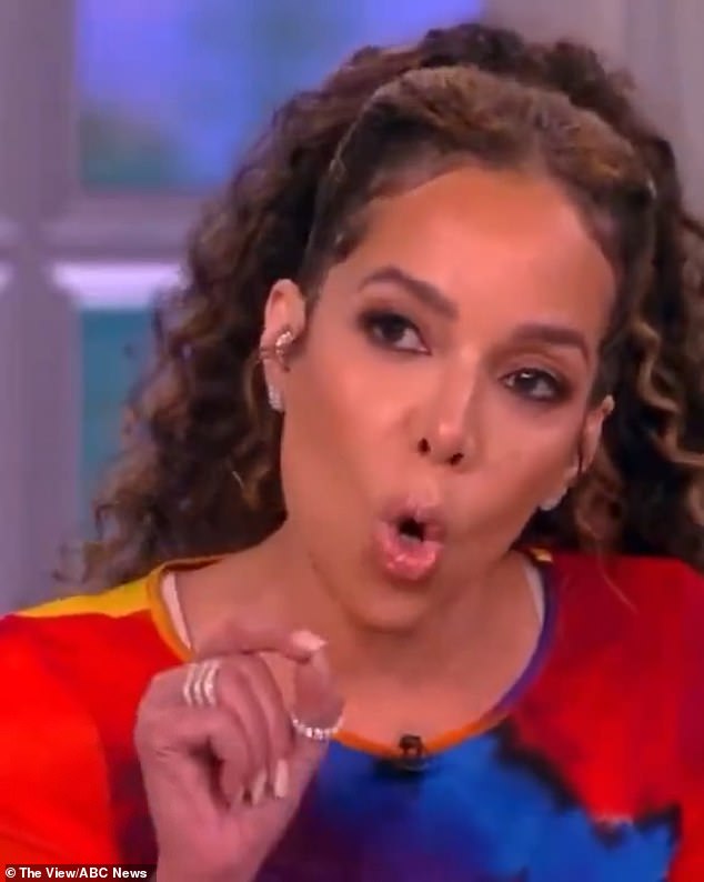 During a 2023 episode of The View, Hostin said, 'No one is above the law… You can't commit so many crimes and think that you are above the law, even if you are the president' while speaking about Donald Trump