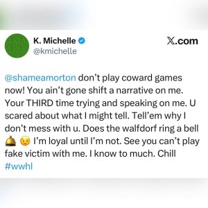 Shamea Morton Said K. Michelle Jumped Ship, But The Singer Accused Her Of Playing “Fake Victim”