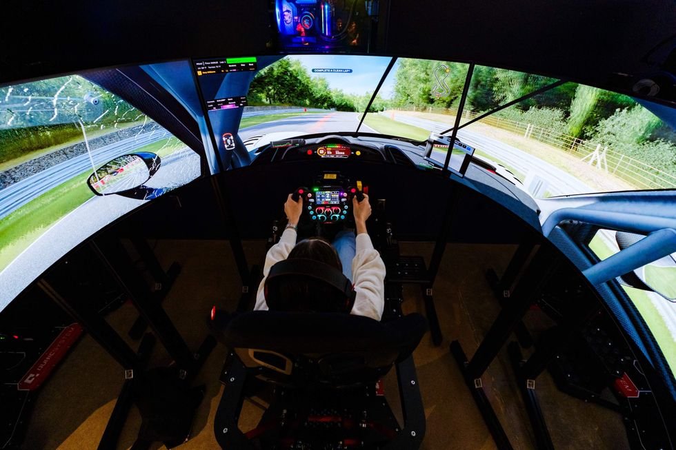 Velocity - Sim Racing Lounge | Racing at the Velocity Sim Racing Lounge in Houston. | Courtesy of Velocity - Sim Racing Lounge
