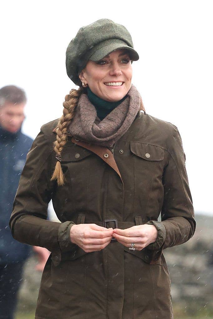 Princess wearing a Really Wild baker boy hat