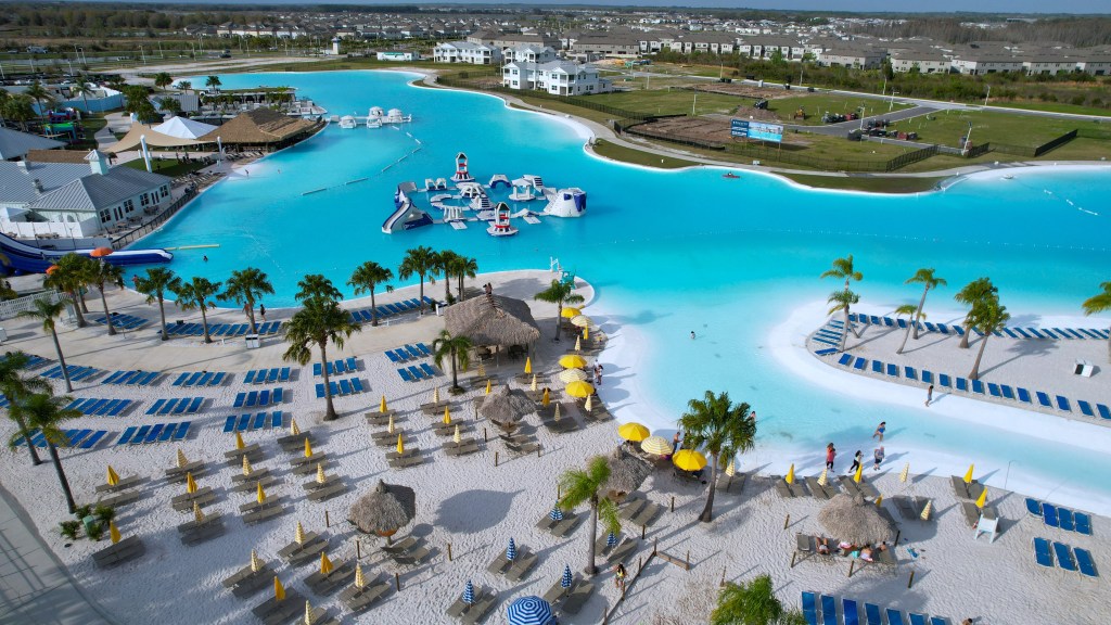 Buyers scramble to live in a Florida community home to the largest swimming pool in America
