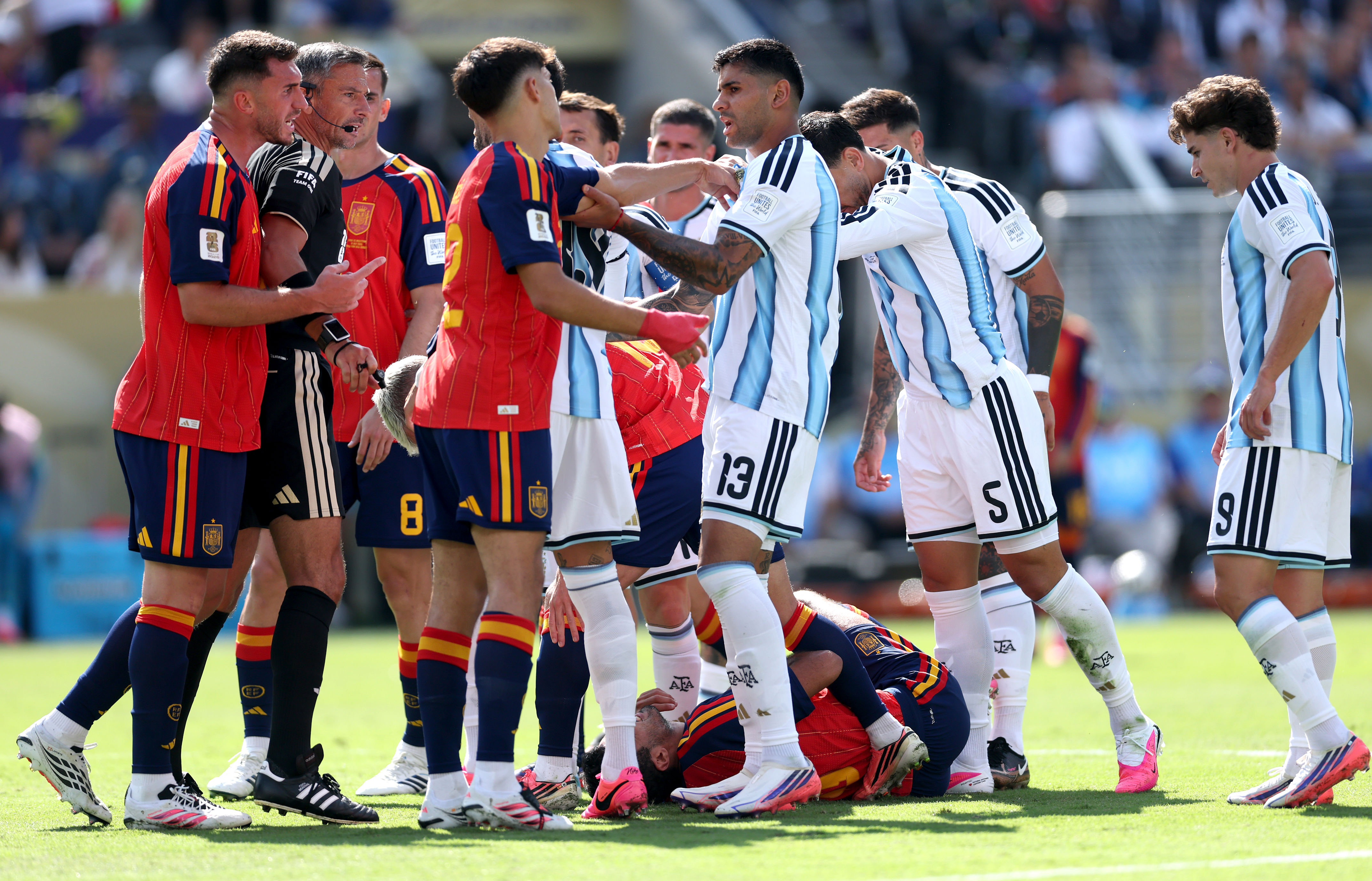 Argentina embarrassed itself after losing to Spain in World Cup final