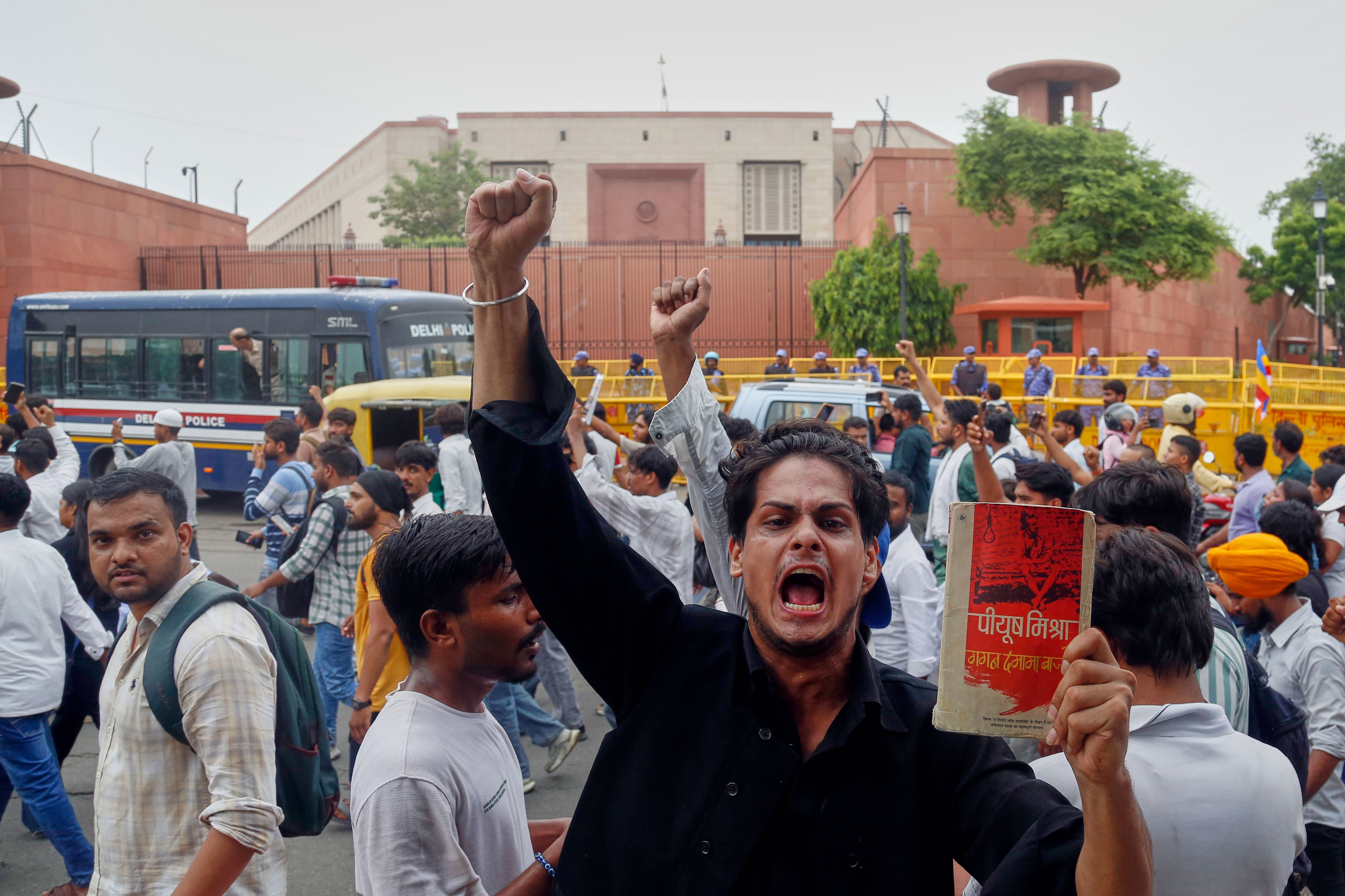 ‘Now or never’: Students defy Delhi lockdown to march on India’s parliament