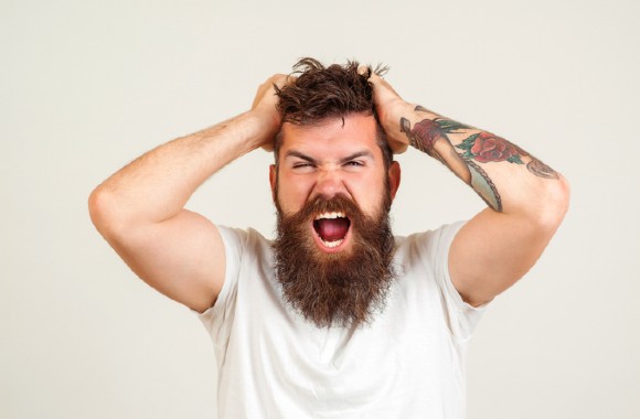 An angry man; Volurol/Shutterstock