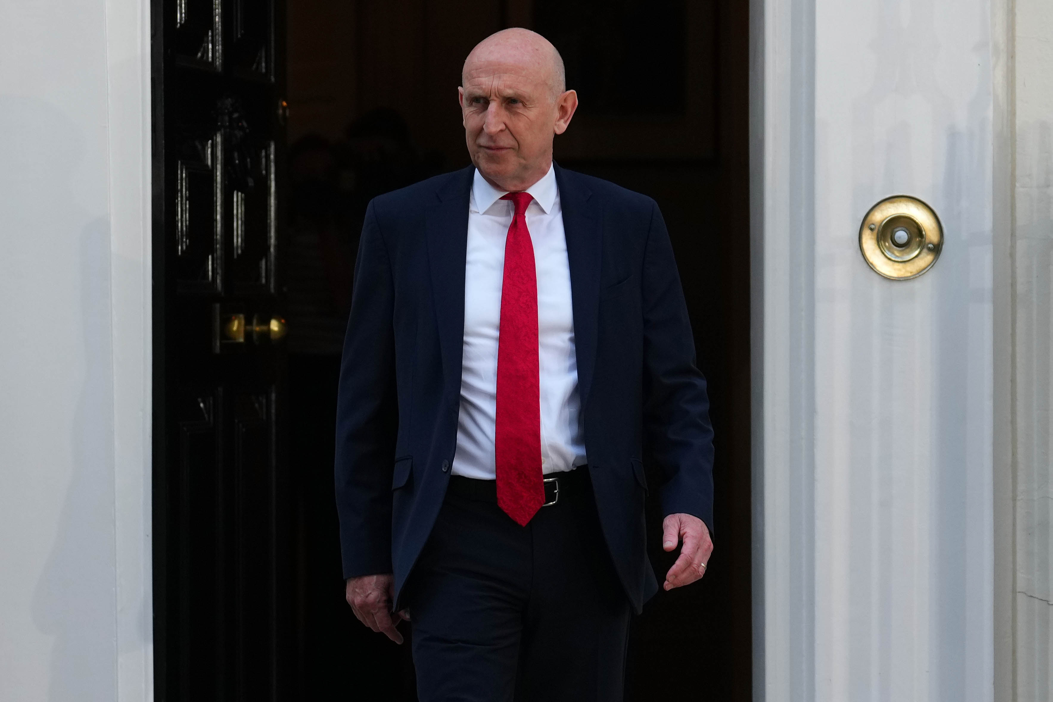 New Chancellor John Healey leaves Downing Street on July 20 (Getty)