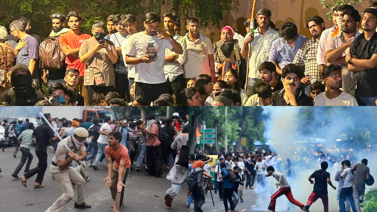 Image for Two versions of Jantar Mantar protest on Monday - and the night that isn’t over