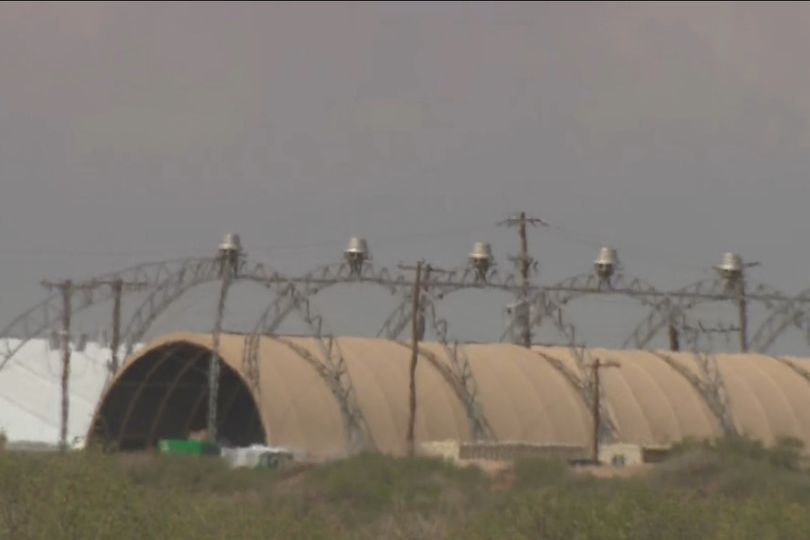 The detention facility is described as