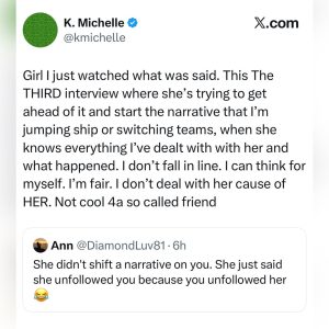 Shamea Morton Said K. Michelle Jumped Ship, But The Singer Accused Her Of Playing “Fake Victim”