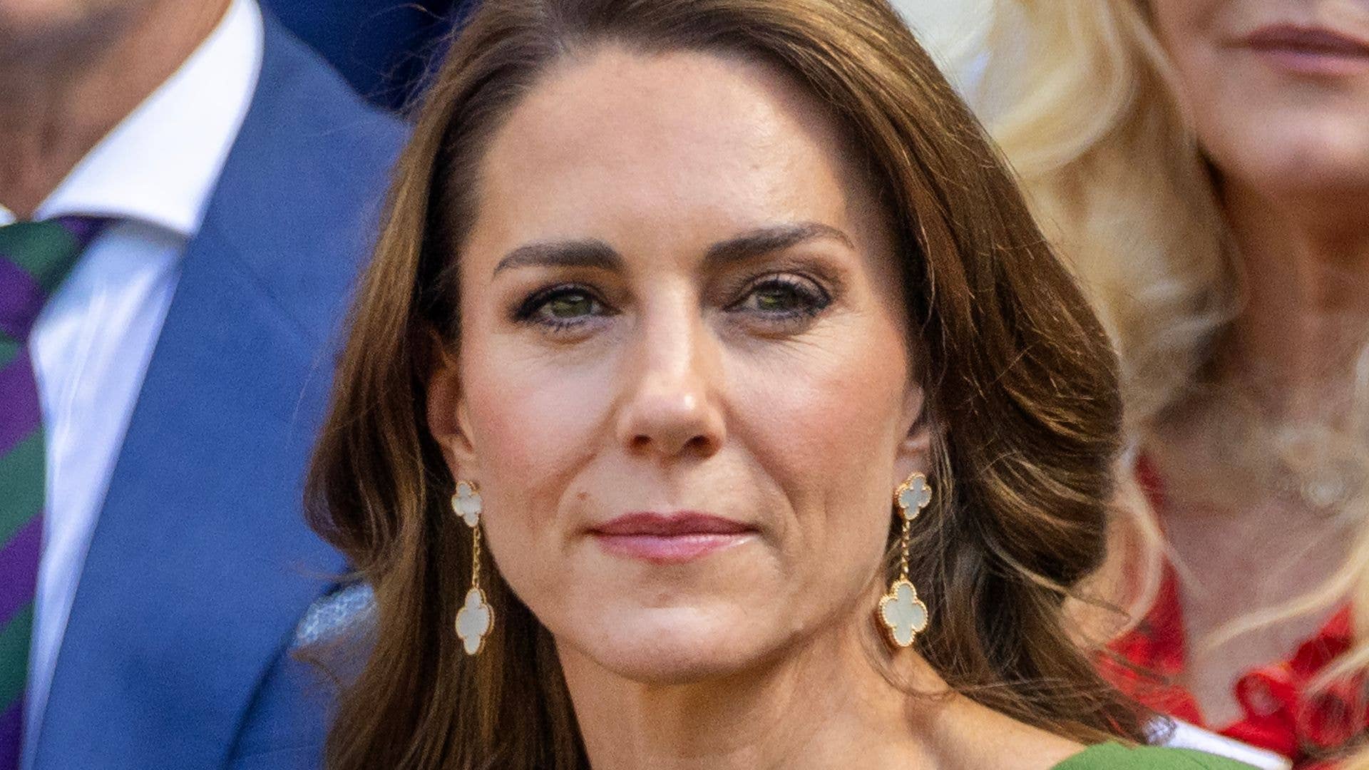 The Princess of Wales pictured in the Royal Box on Centre Court for the Gentlemen's Singles Final during the Wimbledon Lawn Tennis Championships at the All England Lawn Tennis and Croquet Club at Wimbledon on July 12th, 2026.