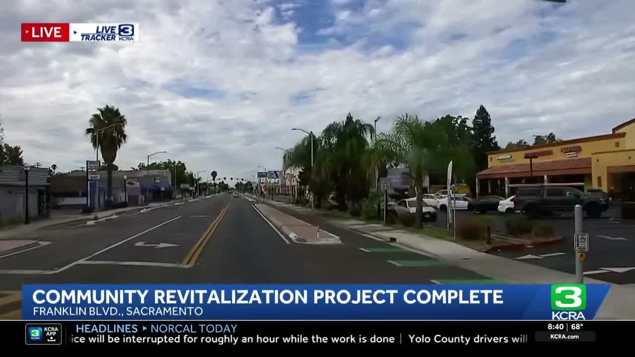 Franklin Boulevard revitalization project completed in Sacramento