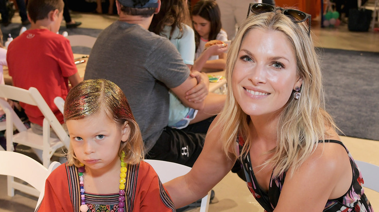 Ali Larter and daughter Vivienne Margaret at a children's-themed event