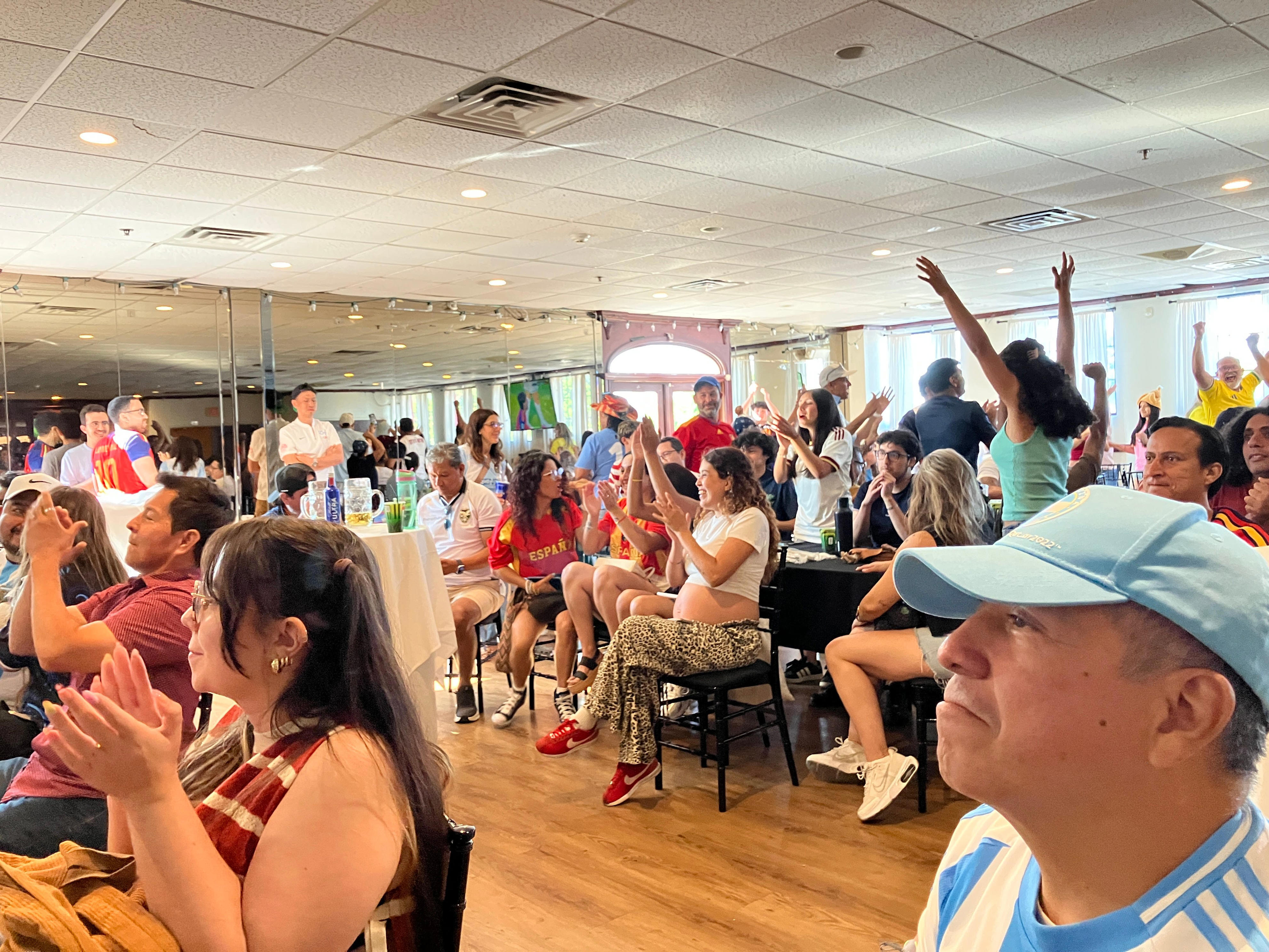 Fans celebrate World Cup win at Carlstadt sports landmark