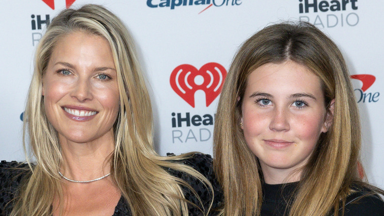 Ali Larter and Vivienne Margaret Hayes on a red carpet