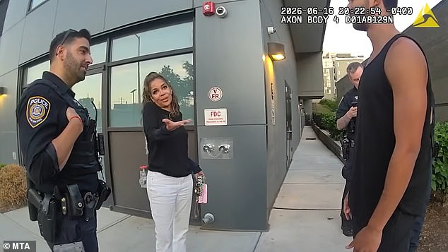 The View star urged New Rochelle cops to not give her 24-year-old son Gabriel a trespassing ticket on June 16, bodycam footage released last week shows