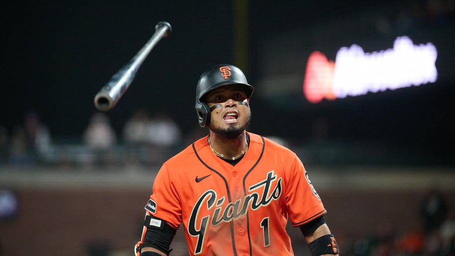 San Francisco Giants infielder Luis Arrae