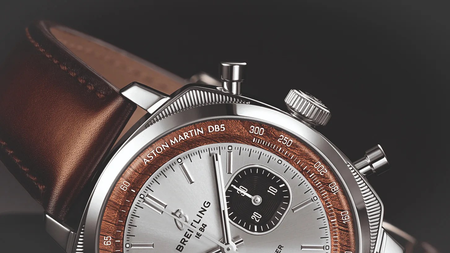 Breitling’s 1960s chronograph pays tribute to James Bond’s iconic car