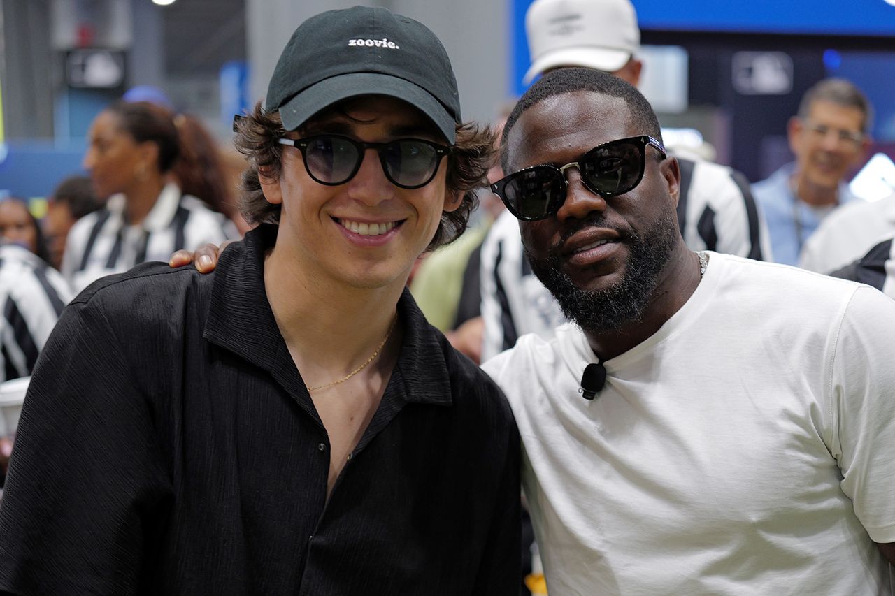 Marcello Hernandez and Kevin Hart on July 18 in New York City