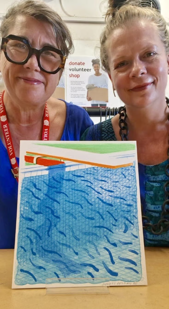 A Signed David Hockney Print Sat Hidden Inside a Charity Shop Book for 46 Years and Just Sold For Thousands