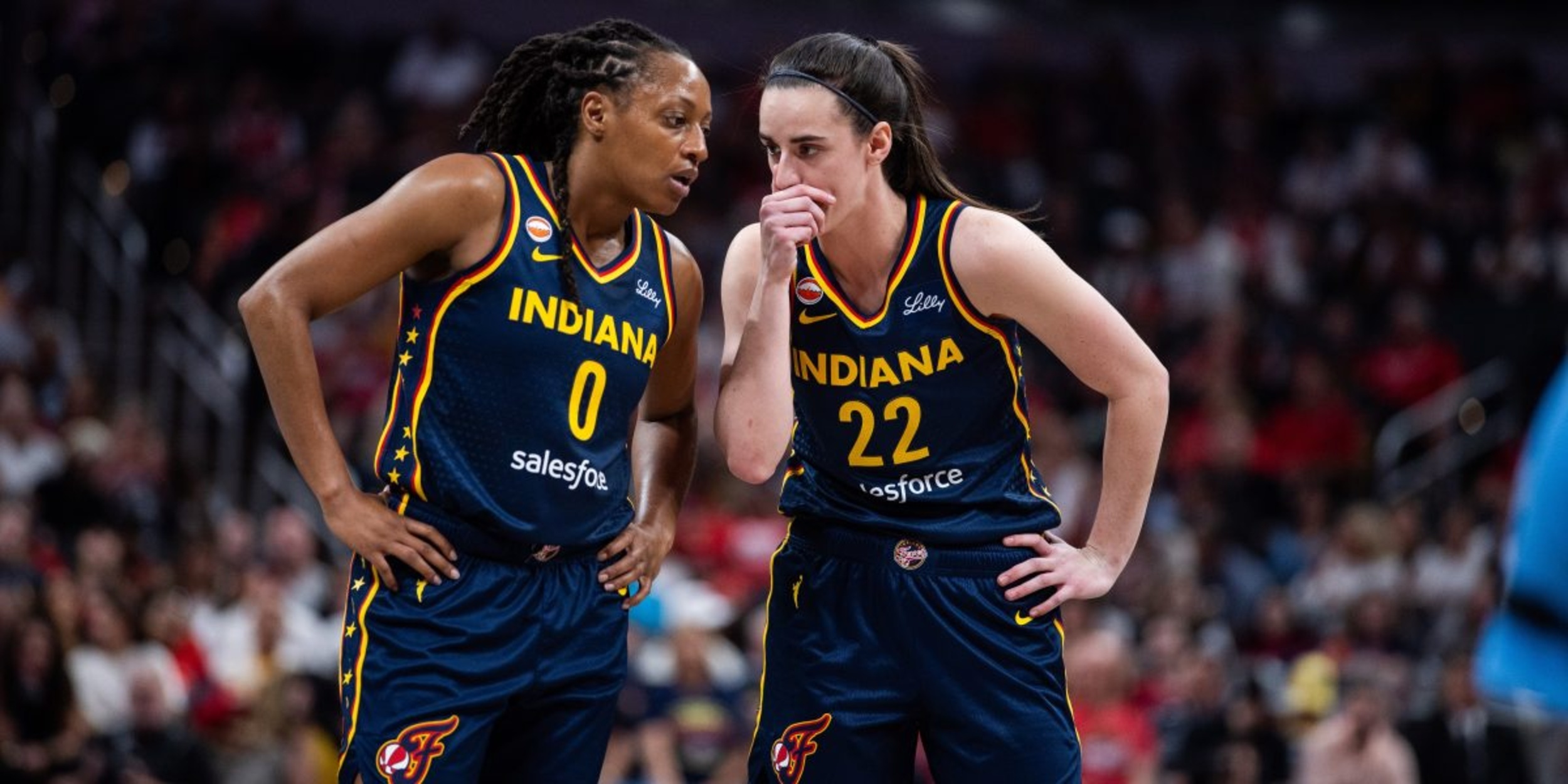 Caitlin Clark’s behavior towards Fever teammate Kelsey Mitchell turns heads