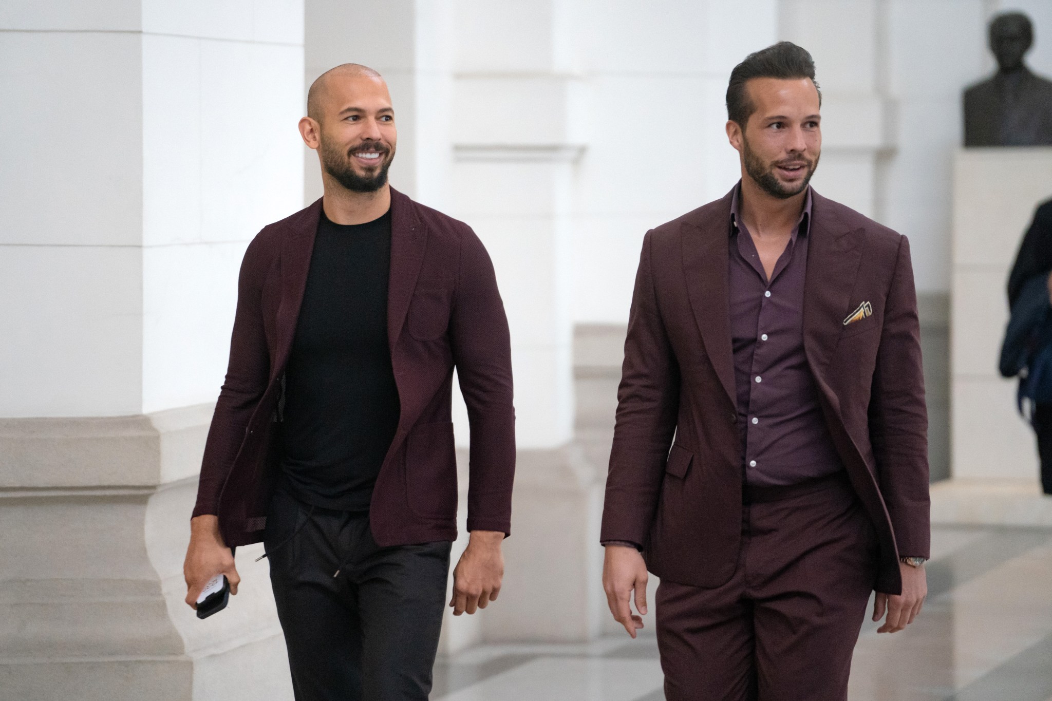 Andrew And Tristan Tate Appear At Bucharest Court Of Appeal