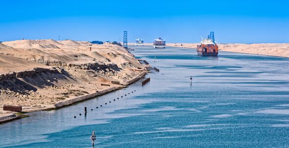 According to the admiral, the Suez Canal, is the place where Iran could be where they could make noise