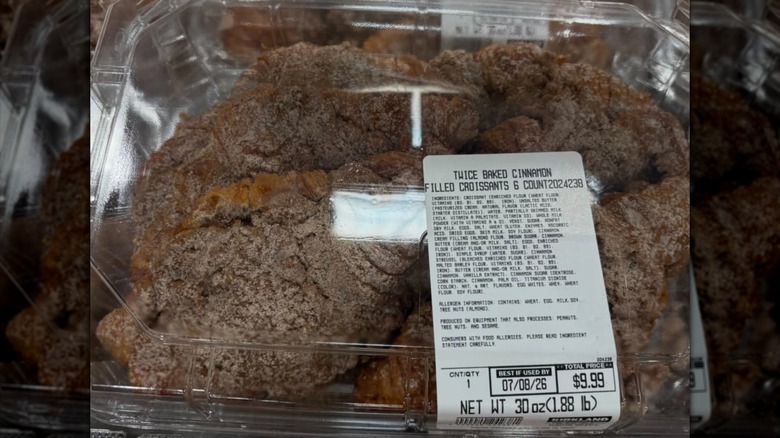 Twice Baked Cinnamon Filled Croissants in package