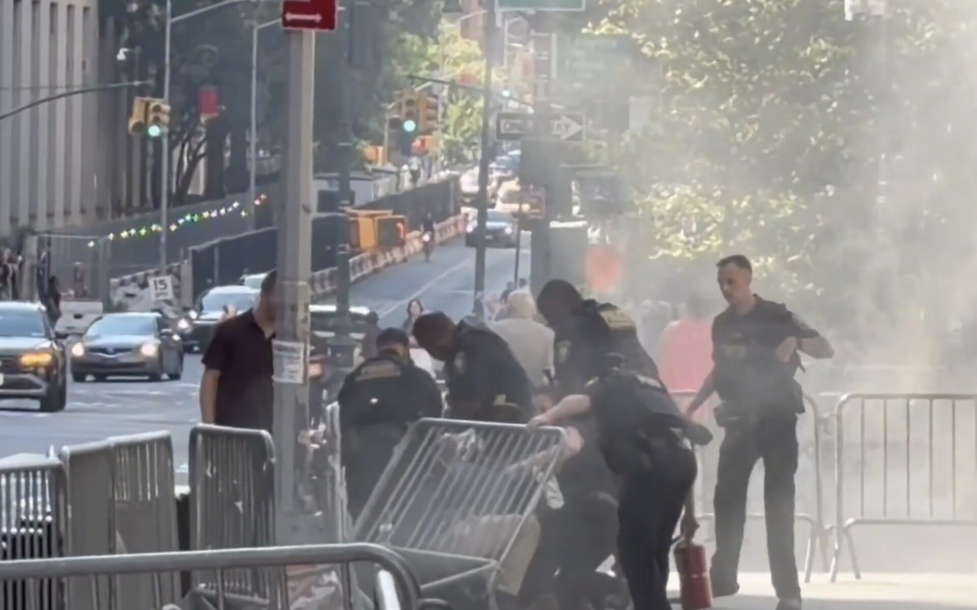 Explosion at New York immigration court 'targeted ICE agents'