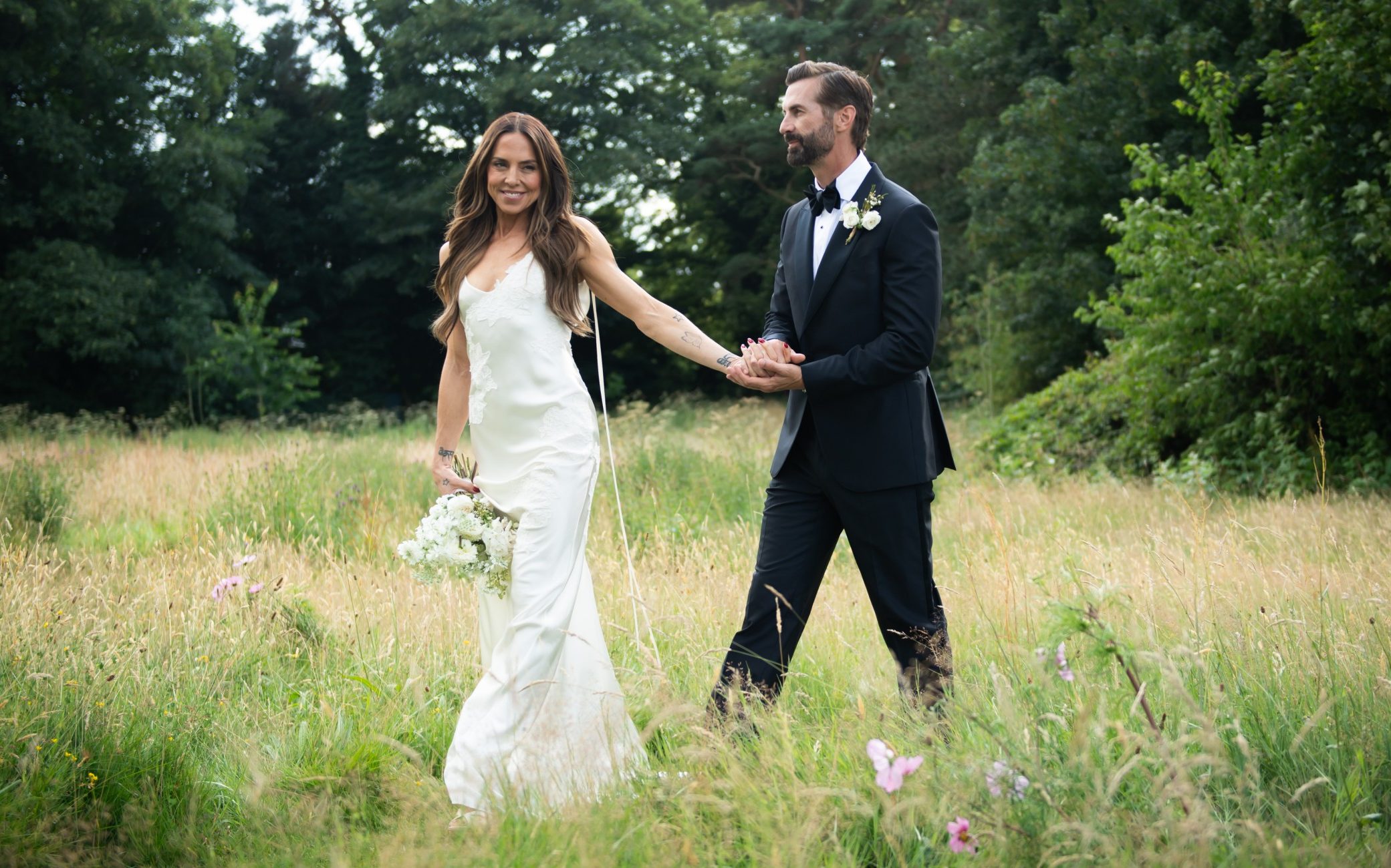 Mel C married Australian actor and screenwriter Chris Dingwall in a bespoke Victoria Beckham wedding gown
