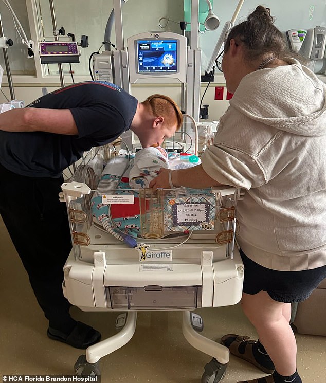 'Sometimes life has a way of changing every plan in the most beautiful way,' a Florida hospital wrote after the surprise birth