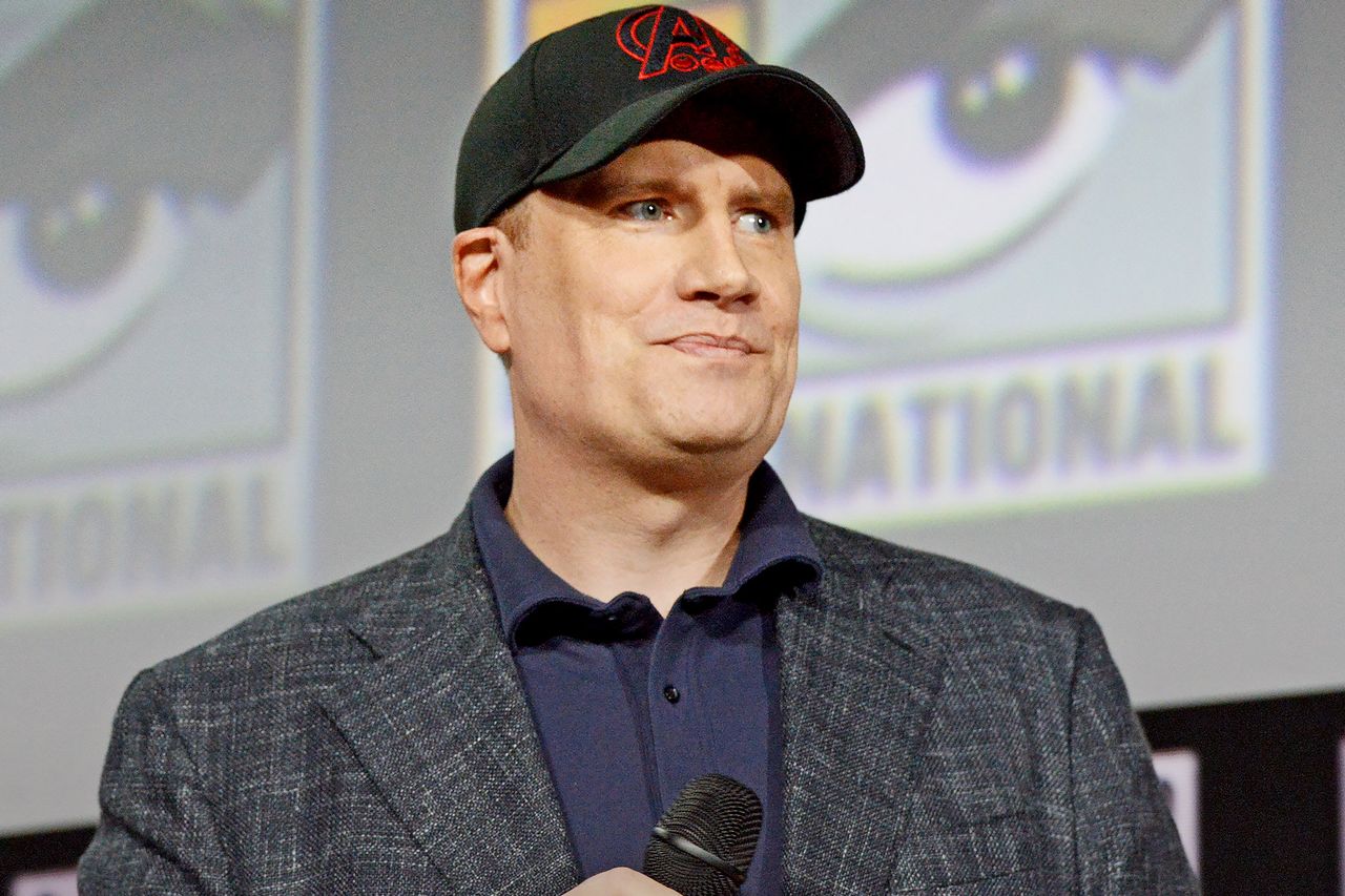 Kevin Feige at San Diego Comic-Con in 2019