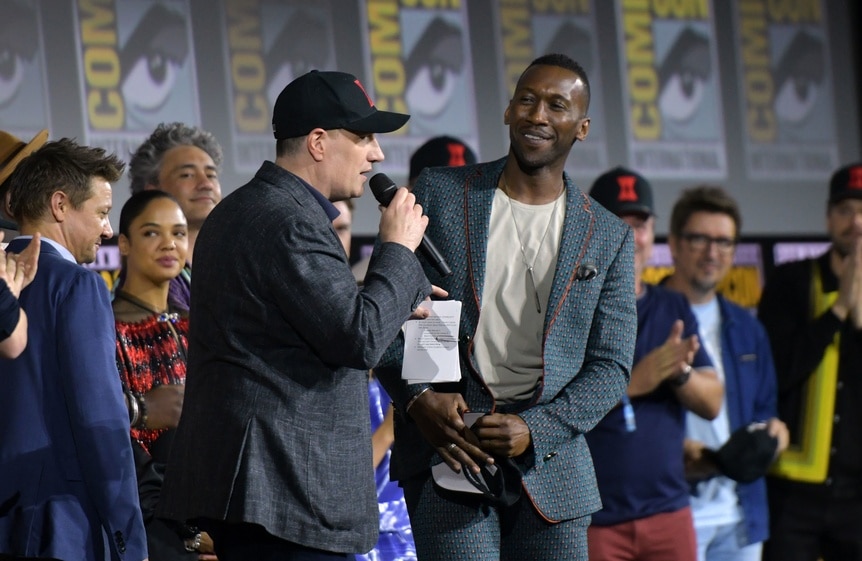 Kevin Feige Mahershala Ali Hall H curtain call